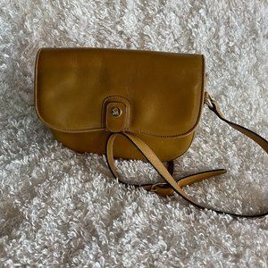 Vintage Mark Cross Saddlebag Purse